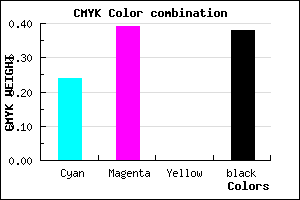 #775F9D color CMYK mixer