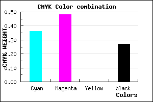 #7760BA color CMYK mixer