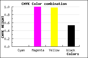 #780003 color CMYK mixer