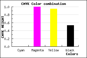 #780006 color CMYK mixer