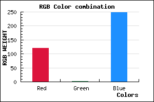 rgb background color #7801F8 mixer