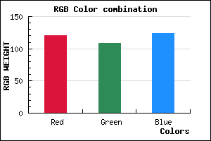 rgb background color #786C7C mixer