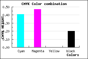 #786CCC color CMYK mixer