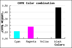 #786F87 color CMYK mixer