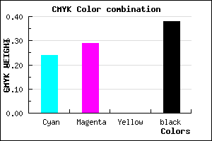 #78709E color CMYK mixer