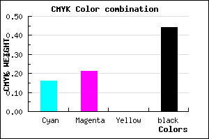 #78718F color CMYK mixer
