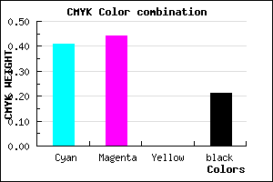 #7872CA color CMYK mixer