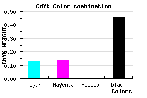 #78768A color CMYK mixer