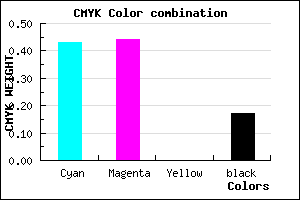 #7876D4 color CMYK mixer