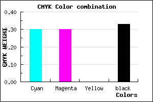 #7878AC color CMYK mixer
