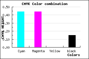 #7878D8 color CMYK mixer