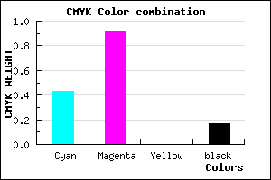 #7812D4 color CMYK mixer
