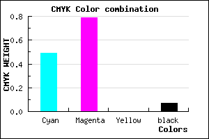 #7832EC color CMYK mixer