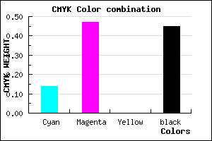 #784A8C color CMYK mixer
