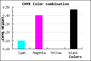 #785086 color CMYK mixer