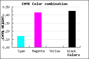 #78508C color CMYK mixer