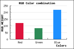 rgb background color #7853DB mixer