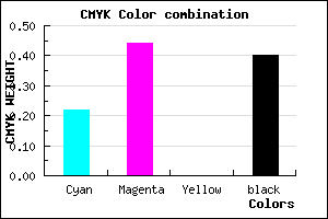 #78569A color CMYK mixer
