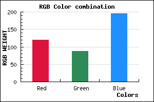 rgb background color #7857C3 mixer