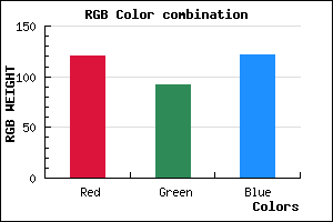 rgb background color #785C7A mixer