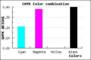 #785E98 color CMYK mixer