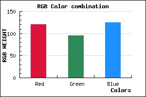 rgb background color #785F7D mixer
