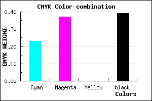 #78619B color CMYK mixer