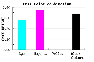 #796BA9 color CMYK mixer