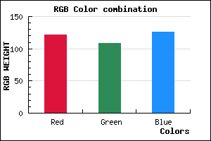 rgb background color #796C7E mixer
