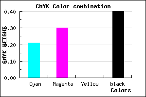 #796C9A color CMYK mixer