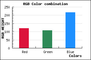 rgb background color #796CD9 mixer