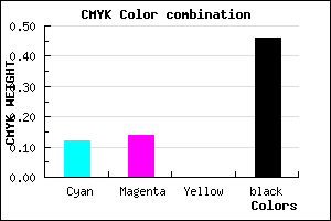 #79768A color CMYK mixer
