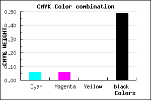 #797981 color CMYK mixer