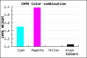 #7905F1 color CMYK mixer
