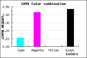 #794E88 color CMYK mixer
