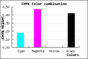 #794E94 color CMYK mixer