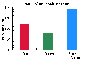 rgb background color #7950BE mixer