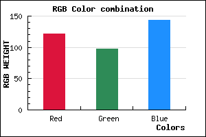 rgb background color #79618F mixer