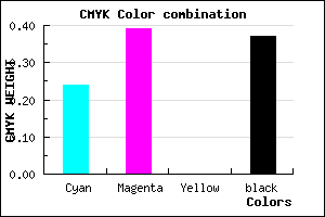 #7962A0 color CMYK mixer