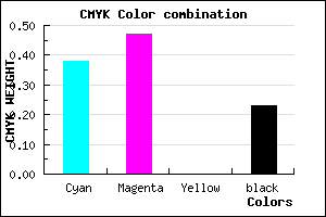 #7A68C4 color CMYK mixer