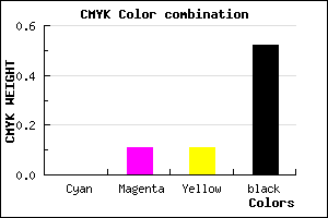 #7A6C6C color CMYK mixer