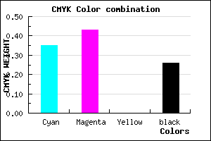 #7A6CBC color CMYK mixer