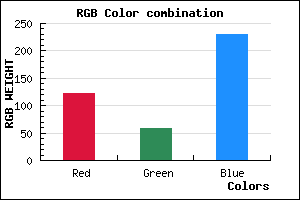 rgb background color #7A3AE6 mixer