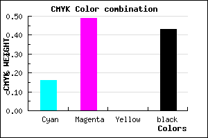 #7A4A92 color CMYK mixer