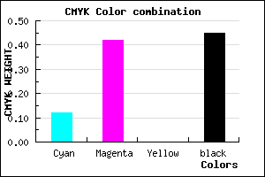 #7A518B color CMYK mixer