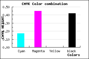 #7A5193 color CMYK mixer