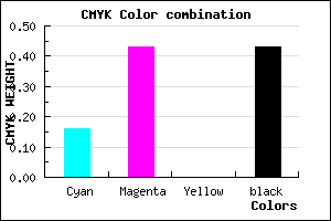 #7A5391 color CMYK mixer