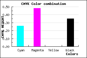 #7A55A5 color CMYK mixer