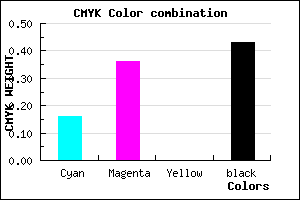 #7A5E92 color CMYK mixer