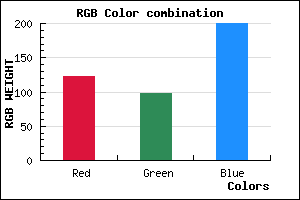 rgb background color #7A62C8 mixer